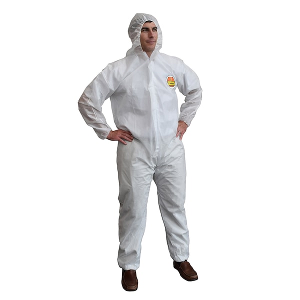 Cordova Disposable Coveralls, Hooded, 12 PK SMS300L - main